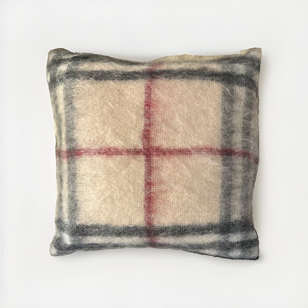 Burberry Mohair Wool Pillowcase 68% Mohair And 32% Wool